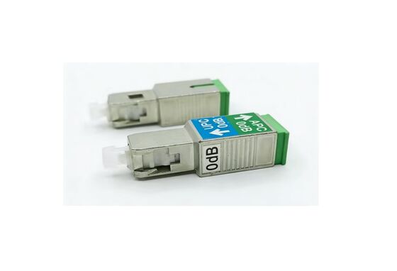 গুণমান  SC APC Fixed Variable Fiber Optic Attenuator Strong Tensile Resistance For GPON Network কারখানা