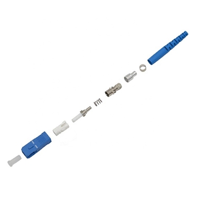 FTTH Singlemode Simplex SC PC ফাইবার অপটিক সংযোগকারী 2.0mm / 3.0mm