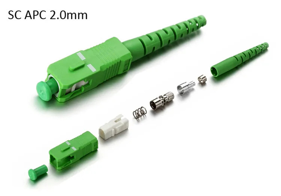 FTTH OEM 3mm অপটিক্যাল ফাইবার সংযোগকারী সিমপ্লেক্স ডুয়াল SC UPC APC