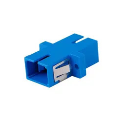 SC UPC ফাইবার অপটিক্যাল অ্যাডাপ্টার, FTTH সিমপ্লেক্স ফাইবার অপটিক অ্যাডাপ্টার