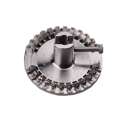 Clixun MPO MT PC Ferrules ফাইবার অপটিক ফিক্সচার পলিশিং Jig মেশিন 24 Ferrules ফাইবার পলিশিং Jigs