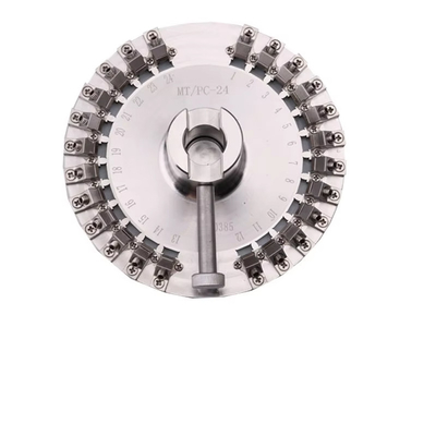 Clixun MPO MT PC Ferrules ফাইবার অপটিক ফিক্সচার পলিশিং Jig মেশিন 24 Ferrules ফাইবার পলিশিং Jigs