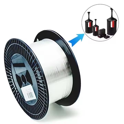 ১ কন্ডাক্টর G657A2 সিঙ্গেল-মোড অদৃশ্য 0.25 মিমি খালি অপটিক্যাল ফাইবার কেবল তৈরির জন্য টেলিযোগাযোগ নেটওয়ার্কগুলিতে