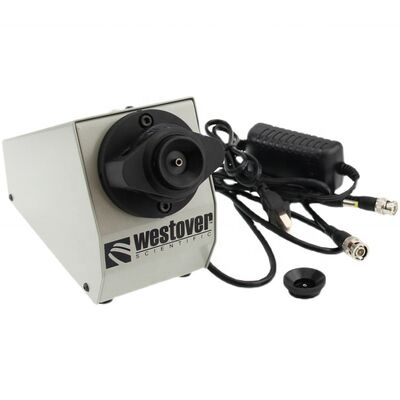 ফাইবার এন্ড-ফেস পরিদর্শনের জন্য 400x ম্যাগনিফিকেশন সহ উচ্চ সংজ্ঞা বেঞ্চটপ ফাইবার অপটিক মাইক্রোস্কোপ