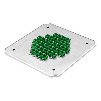 36 পজিশন ফাইবার অপটিক পোলিশিং জিগ হার্ড স্টেইনলেস স্টীল এস 2316 এর সাথে এপিসির জন্য ≥60 ডিবি রিটার্ন ক্ষতি