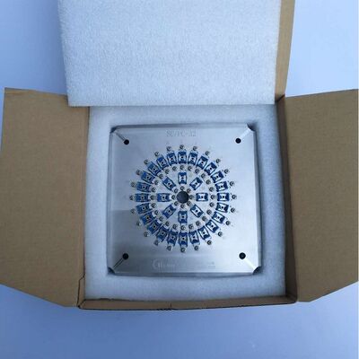 32 হোল সংযোগকারী এসসি / ইউপিসি পোলিশিং ফিক্সচার হার্ড স্টেইনলেস স্টীল এস 136 ফাইবার অপটিক পোলিশিং জিগ সহ