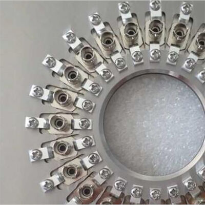 ST ফাইবার অপটিক 24/32 সংযোগকারী পলিশিং ফিক্সচার উচ্চ দক্ষতা এবং সন্নিবেশ ক্ষতির জন্য কঠোর স্টেইনলেস স্টিল এস 136 এর সাথে ≤0.20 ডিবি