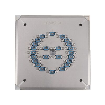 উচ্চ মানের শেষ মুখের পোলিশিংয়ের জন্য স্টেইনলেস স্টীল এস 136 দিয়ে 24-পজিশন এলসি এপিসি পোলিশিং ফিক্সচার