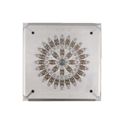 24/32/36 ক্ষমতা এবং ≤0.20dB সন্নিবেশ ক্ষতির সাথে এফসি সংযোগকারীদের জন্য হার্ডড স্টেইনলেস স্টিল এস 2316 ফাইবার অপটিক পোলিশিং জিগ