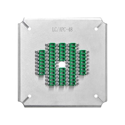 উচ্চ দক্ষতার ফাইবার অপটিক পোলিশিংয়ের জন্য স্টেইনলেস স্টিল এস 2316 দিয়ে 24 কোর এলসি-এপিসি পোলিশিং ফিক্সচার