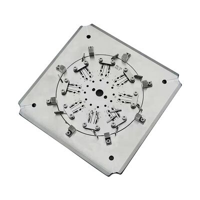 32 ফাইবার কোরস ফাইবার অপটিক ফেরুলের জন্য হার্ড স্টেইনলেস স্টিল পলিশিং ফিক্সচার ≤0.20dB ইনসেশন ক্ষতি সহ