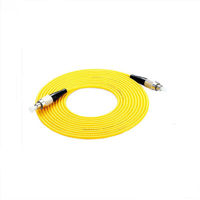 হলুদ G657A2 ফাইবার অপটিক স্ক upc to Apc প্যাচ কর্ড একক মোড সিম্প্লেক্স কেবল