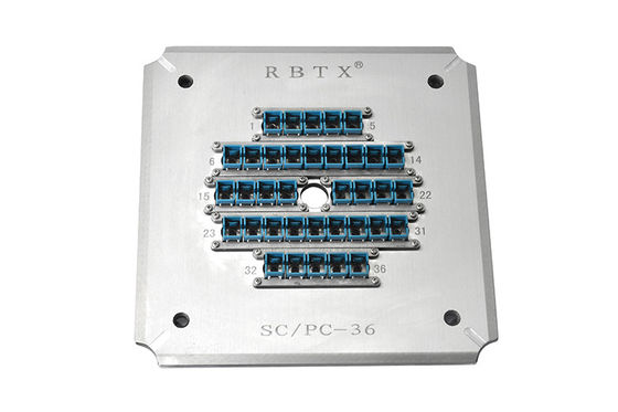 SC PC 55dB ফাইবার অপটিক পলিশিং কিট 36 পোর্ট পলিশ ফিক্সচার জিগ